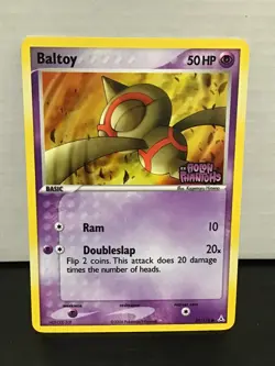 Baltoy 59/110 Holo Pokemon EX Holon Phantoms Stamped Common - Image 1