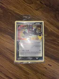 Pokemon Greninja Gold Star Promo SWSH144 Holo Sealed DMG PSA 1 Possible TCG READ - Image 1