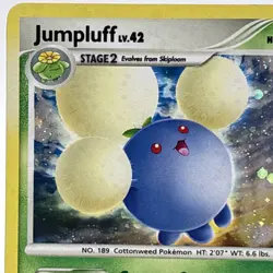 Pokemon TCG - Jumpluff Lv 42 #11/132 Secret Wonders - Holo Rare - LP - Image 2