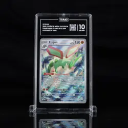 2025 POKEMON PFL EN-PHANTASMAL FLAMES ILLUSTRATION RARE #101 FLYGON TAG 10 - Image 1