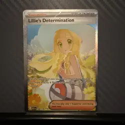 Pokemon TCG Mega Evolution Lillie’s Determination SIR #184/132 Mint - Image 1