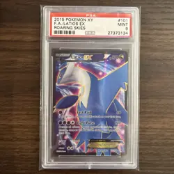 FA/M LATIOS EX ROARING SKIES POKEMON XY ROARING SKIES 2015 102 PSA 9 - Image 1