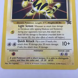 Pokemon WOTC Black Star Promo -Electabuzz- Pokemon The First Movie Stamped #2 - Image 3
