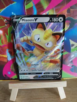 Carte Pokemon Miaouss V SWSH004 Promo Epee & Bouclier Francais NEUF - Image 1