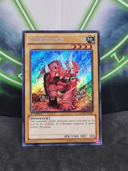 Yugioh Sabersaurus LCJW-EN143 1st Edition Secret Rare NM - Image 1