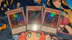 YuGiOh! | PLAYSET 3x Red-Eyes Black Meteor Dragon | Super Rares 1st Ed. | NM - Image 1