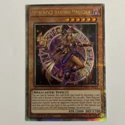 Yugioh RA04-EN023 Apprentice Illusion Magician Quarter Century Secret Rare NM! - Image 1