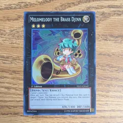 YUGIOH MELOMELODY THE BRASS DJINN YS12-EN042 SUPER 1ST ED NM - Image 1