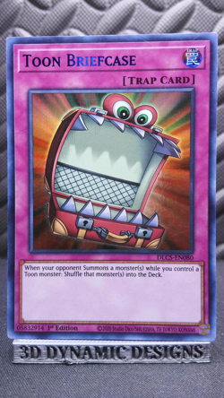 | Yugioh Toon Briefcase DLCS-EN080 1st BlueUltra Rare LP/PL 🔥 | - Image 1