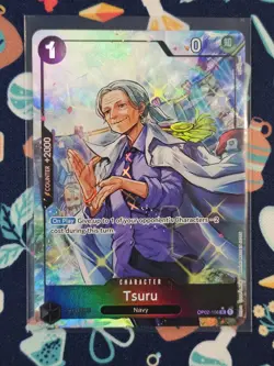 TSURU One Piece TCG OP02-106 FULL ART FA Uncommon Premium Booster PRB01 Reprint - Image 1