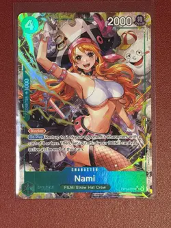 One Piece CCG Nami OP14-031 Alt Art SR - English - Pulled And Sleeved - Image 1