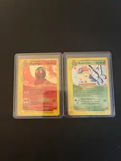 LOT of Pokemon Cards - Magcargo Skyridge holo & Butterfree Expedition holo - Image 1