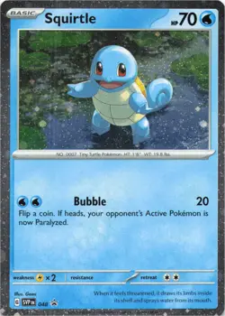 Pokemon - Squirtle - (Cosmos Holo) #48 - SV: Scarlet & Violet Promo Cards Holo - Image 1