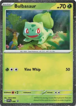 Pokemon - Bulbasaur - (Cosmos Holo) #46 - SV: Scarlet & Violet Promo Cards Holo - Image 1