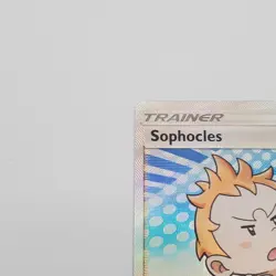 Sophocles Full Art Holo Card 146/147 Sm-Burning Shadows LP Pokemon TCG - Image 2