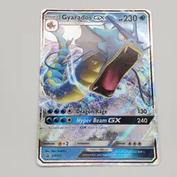 Pokemon TCG Gyarados GX SM212 Sun & Moon Black Star Promo Card LP - Image 1