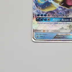 Pokemon TCG Gyarados GX SM212 Sun & Moon Black Star Promo Card LP - Image 5