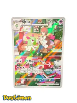 Kirlia 212/198 Illustration Rare Scarlet & Violet Pokemon Card NM - Image 1
