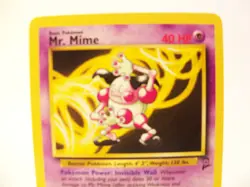 Mr. Mime Base Set 2 Card 27/130 Regular Pokemon TCG Card HP - Image 5
