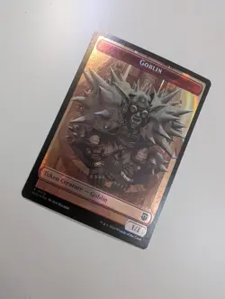 MTG - Goblin (Ripple Foil)/Tarmogoyf Token - Commander: Modern Horizons 3 NM/M - Image 2