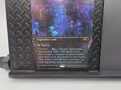 Takenuma, Abandoned Mire (Borderless) Kamigawa: Neon Dynasty Foil mtg - Image 4