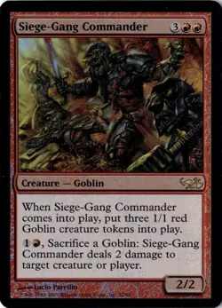 Siege-Gang Commander LP* FOIL Duel Decks: Anthology ENGLISH 32/62 -UnltdCards - Image 1