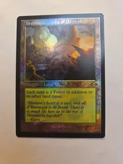 1x ETCHED FOIL Yavimaya, Cradle of Growth Retro Frame MTG Modern Horizons 2 - Image 1