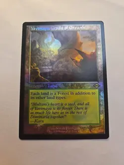 1x ETCHED FOIL Yavimaya, Cradle of Growth Retro Frame MTG Modern Horizons 2 - Image 2