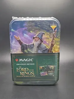 Magic The Gathering Lord of the Rings Tin, Gandalf Sealed Universes Beyond - Image 1