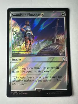Swords to Plowshares (Surge Foil) Commander: Final Fantasy Magic The Gathering - Image 1