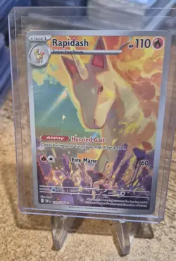Rapidash 189/182 Sv10: Destined Rivals Illustration Rare Holo Pokemon - Image 1