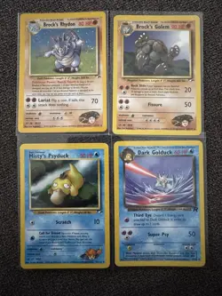 Pokemon TCG Brock's Rhydon Gym Heroes 2/132 Lot! NM! - Image 1