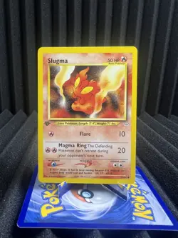 Slugma 53/64 - 1st Edition Neo Revelation 2000 - Pokemon Card LP/LP+ - Image 1