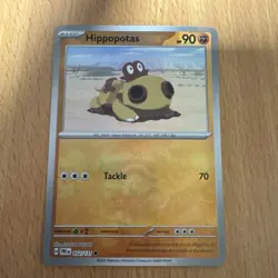 Hippopotas 052/131 Master Ball Prismatic Evolutions Pokemon TCG - Image 1