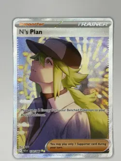 2025 Pokemon English Black Bolt N's Plan 170/086 Special Illustration Rare SIR - Image 1