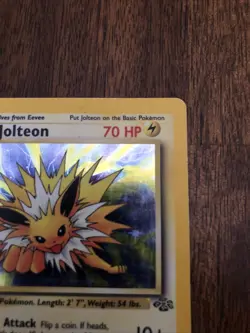 Pokemon TCG Jolteon 4/64 Holo Rare 1st Edition Jungle - Image 5