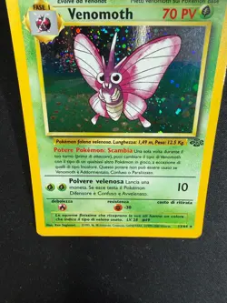 Pokemon Venomoth 13/64 Jungle Rara Holo Unlimited Wizard ITA Carte Vintage - Image 5