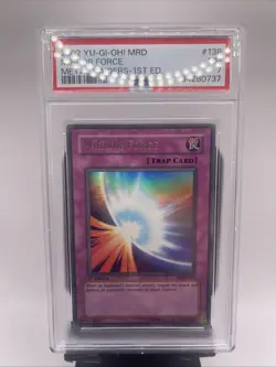 Yu-Gi-Oh! Mirror Force MRD 1st Edition PSA 7; New Cert - Image 2