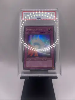 Yu-Gi-Oh! Mirror Force MRD 1st Edition PSA 7; New Cert - Image 4