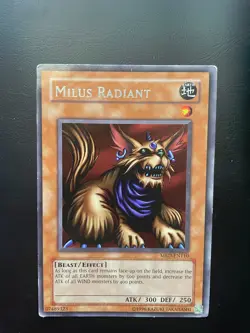 Yugioh Milus Radiant Unlimited Edition Rare MRD-EN110 Damaged - Image 1