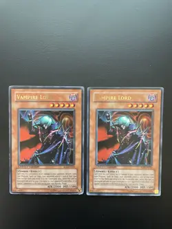 Yugioh Vampire Lord RDS-ENSE4 Ultra Rare Limited Edition Damaged X2 - Image 1