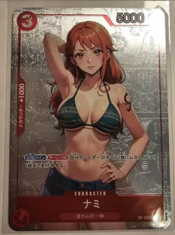 Nami ONE PIECE Sexy Anime Bikini Waifu Card - Image 1