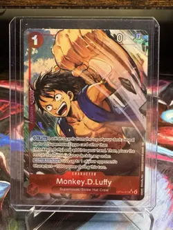 ONE PIECE Monkey D. Luffy (Alt Art) OP14-013 SR The Azure Sea's Seven - Image 1