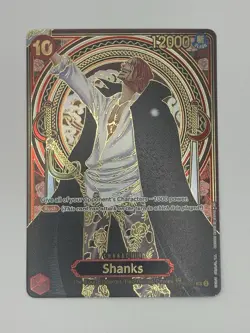 One Piece OP13 - Shanks 3rd Anniversary Gold SP - OP09-004 - English - Image 1