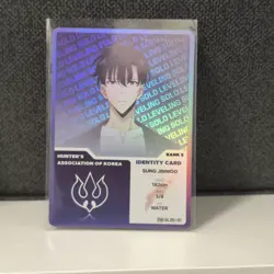 Solo Leveling Vol2 Sung Jinwoo ID Card PM SL2E-01 - Image 1