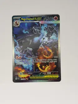 Mega Charizard X ex 125/094 SIR Phantasmal Flames Pokemon Card NM - Image 1