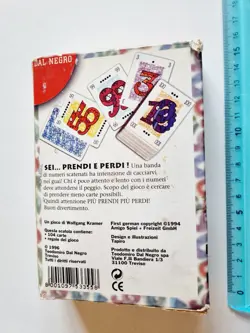 CARTE DA GIOCO SEI DAL NEGRO CARTOMANIA DERNIER ORIGINAL PLAYING CARDS NEW - Image 2