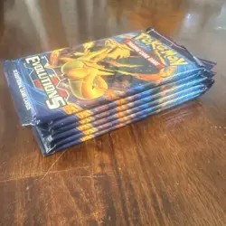6x Pokemon XY Evolutions Booster Pack Sealed Charizard Art 10 Cards Each - Image 3