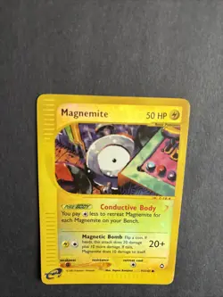 Magnemite - 91/147 - Pokemon Aquapolis Reverse Holo Rare Card LP- - Image 3