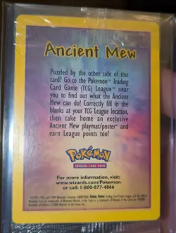 Pokemon TCG Ancient Mew Holo Card 2000 Movie Promo, Sealed Unopened - Image 2